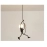 Vintage Iron Little Man Modern Arts Chandelier LED Ceiling Lamp Home Living Room Children Bedroom Decor Black E27 Pendant Lights