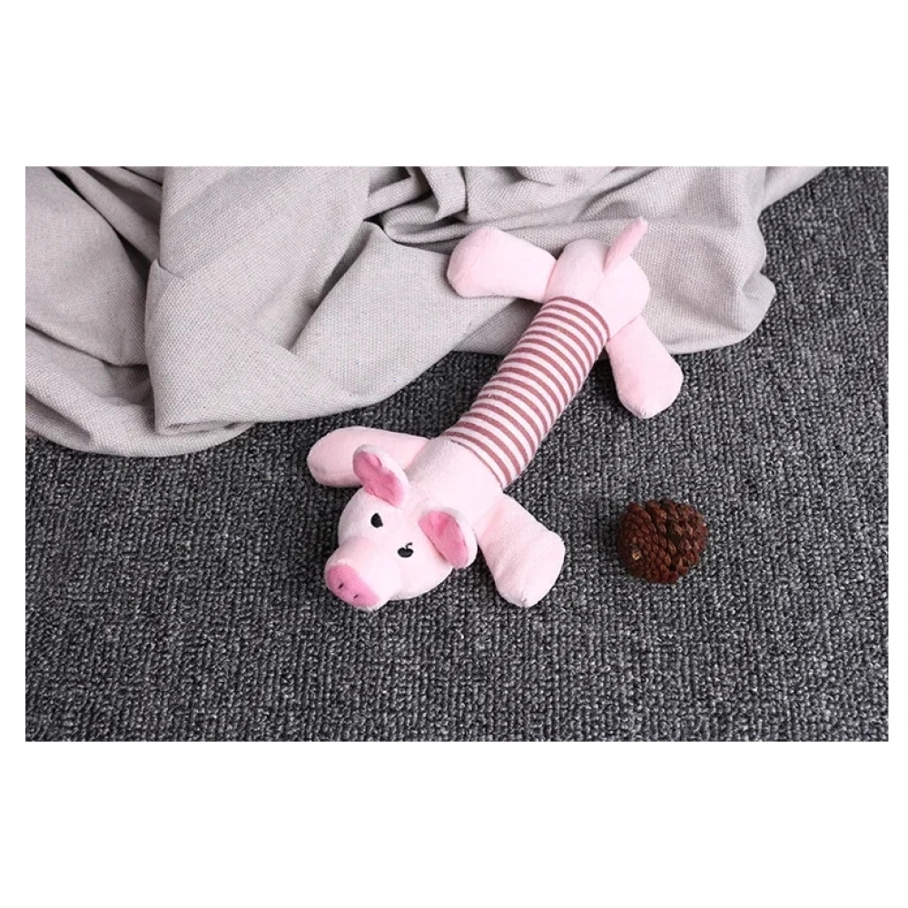 New Hot Pet Dog Toy Squeak Plush Toys For Dogs Supplies Fit for All Puppy Pet Sound Funny Durable Chew Molar Cute Pets Supplies